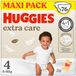 Huggies Extra Care baby luiers, Maat 4 (8-16 kg), 76 stuks