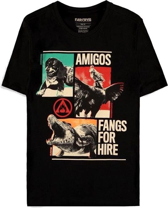 Difuzed Far Cry 6 - The Amigos T-Shirt - Zwart - Heren