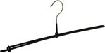 De Kledinghanger Gigant - Broekspeld - 20 Stuks - Metaal - Zwart - Anti-slip Coating - 42 cm