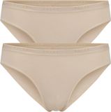 FALKE Daily Comfort Multipack ademend katoen broek van onderlaag dames beige - maat XS