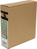 Quadrios 23CA174 Krimpkous met lijm Zwart 3.2 mm Krimpverhouding:3:1 10 m
