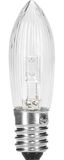 EGB Led-topkaarsen, 8-55 V/0,1 W, E10 kerstkaarsen, perfect als kerstboomkaarsen, lichtboogverlichting en kerstdecoratie kaarsen, verpakking van 3 stuks