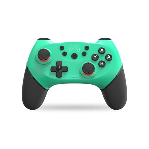 NK Draadloze switch/Switch Lite/OLED-schakelaar met wake-functie, bluetooth, 6 assen, turbo-functie, dual shock, dubbele vibratie, led-indicatoren, blauw