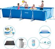 Frame Pool Rechthoekig 450x220x84 cm - 7-delig - Zwembad Pakket