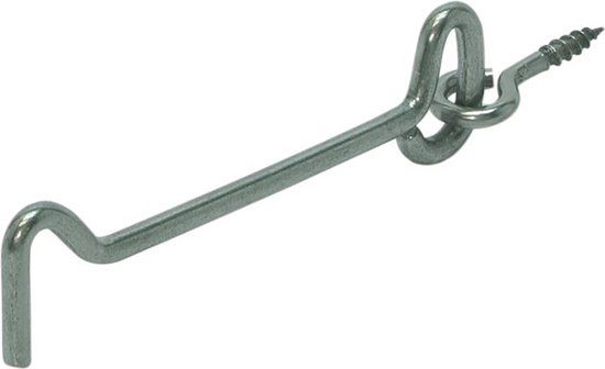 GB Windhaak rammelvrij HT/oog HT 250mm diameter 5.8mm RVS 304