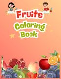 Fruits colouring book