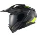 Nexx X.WED 3 Furka Carbon Gris Néon Jaune Casque intégral d'aventure Taille XL
