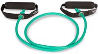 Body-Band Dittmann Weerstandsband met Handvaten - Fitness elastiek - Groen - Medium
