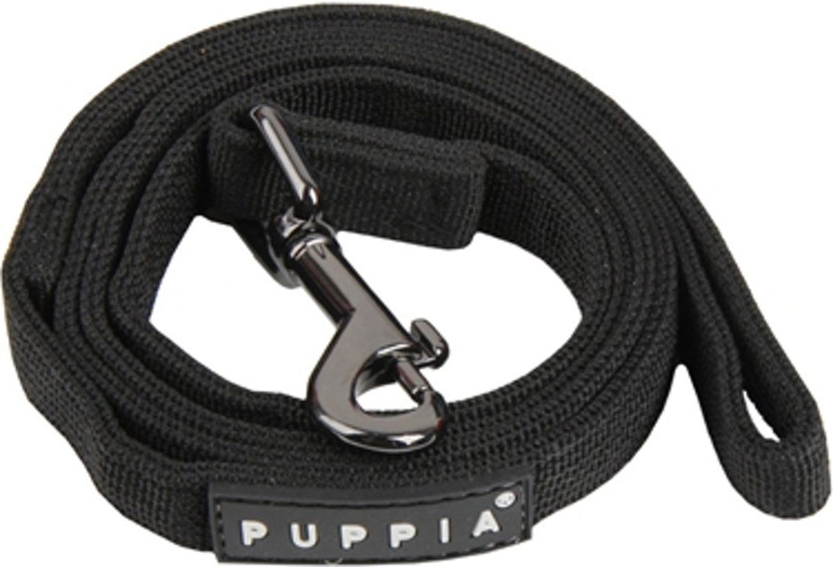 Puppia Hondenlijn - Zwart - S: 10 mm x 116 cm