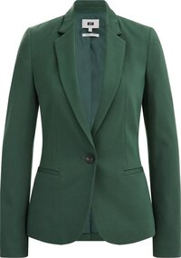 WE Fashion Dames getailleerde jersey stretch blazer Moss green M