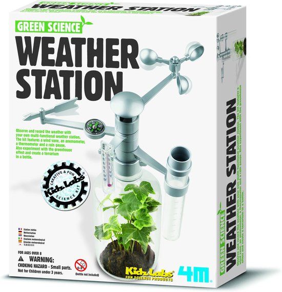 4M Kidzlabs Green Science Weerstation - Natuurkunde - Groen