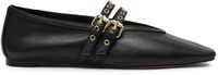 Steve Madden Dames ballerina's Lydia zwart leder