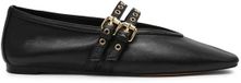 Steve Madden Dames ballerina's Lydia zwart leder