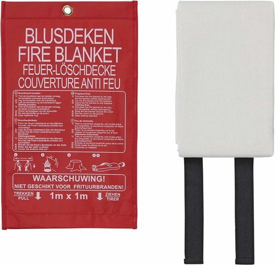 ProPlus Blusdeken 100 x 100 cm - Brandklasse B - A - Inclusief Hoes