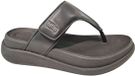 FitFlop F-Mode Go Adjustable Flatform Toe-Post Sandals Femme Claquettes - Noir