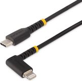 StarTech 1 meter Duurzame USB-C naar Lightning Kabel - Haaks