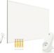Wiltec chauffage infrarouge 400 Watt, incluant thermostat WLAN