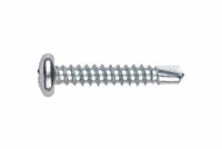 INDEX VABR4880 - Caja con Ventana. Tornillo zelftappende cabeza alomada y huella Ph. Zincado (4,8 x 80, 8 stuks)