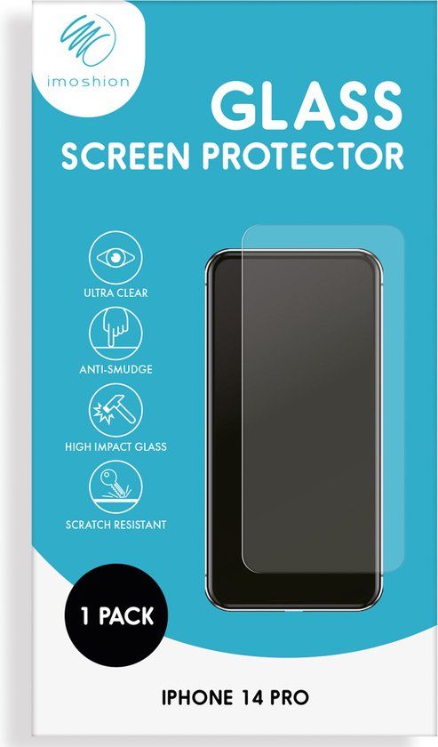 iMoshion Screenprotector Tempered Glass Apple iPhone 14 Pro