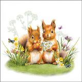 Ambiente Lunch servetten - Little squirrels