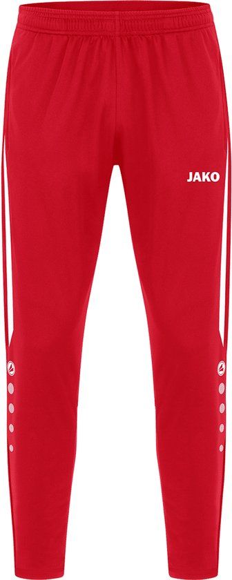 Jako Power Polyesterbroek Dames - Rood / Wit - Maat 40
