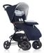 Inglesina 80F0T sportwagen espresso, toelating voor pasgeborenen, super compact, compleet inclusief afdekking, beschermdeken, boodschappennet en regenbescherming