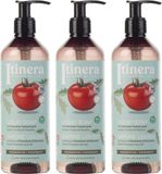 sarcia.eu ITINERA - Regenererende Vloeibare Zeep met Sorrento Tomatenschil, 95% Natuurlijke Ingrediënten 370 ml / 3 stuks