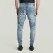 G-Star D-Staq 3D Slim Jeans Heren Vintage Antalya Blue Destroyed 29/32