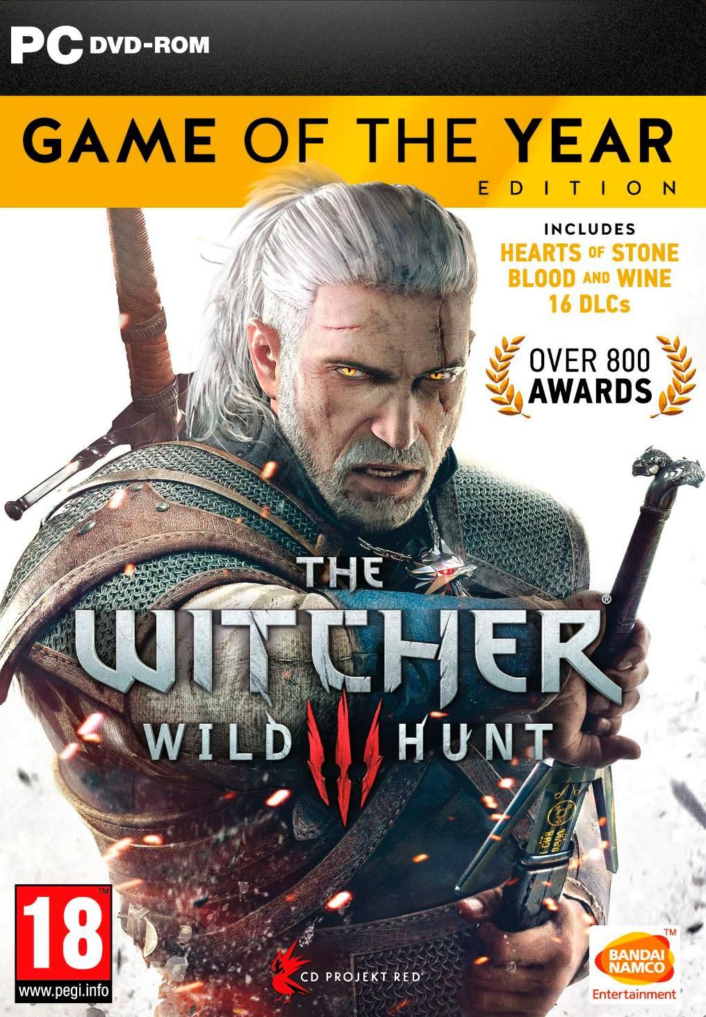 Namco Bandai The Witcher 3: Wild Hunt - Game of the Year Edition - PC