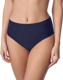 Merry Style Dames Zwembroek - Zwemshorts - Bikinibroekje - Elastische tailleband - Polyamide & Elastaan - Marineblauw (6007) - 38