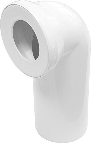 Sanitop-Wingenroth 21642 5 aansluitbogen voor staande wc, wit, 90 graden, toilet, toilet