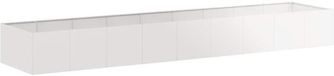 vidaXL Plantenbak 360x80x40 cm Roestvrij Staal