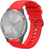 By Qubix - Rood Siliconen Bandje voor Huawei Watch GT 4 / GT 5 (41mm) & GT 5 Pro (42mm)