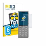 BROTECT - Screenprotector voor Nokia 130 Music - Folie Beschermfolie matte 6 Stuks