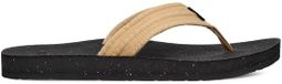 Teva M REFLIP CANVAS Heren Teenslippers - Zwart/Beige - Maat 40.5