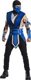 Rubies Mortal Kombat 11 Sub Zero kostuum voor heren, zoals afgebeeld, Eén maat