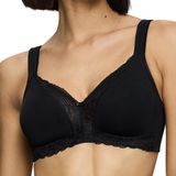 Triumph Modern Lace+ Cotton N BH zonder beugel - Zwart - 80A