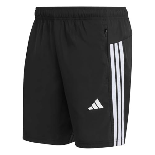 Adidas Performance Workout Essentials Base 3-Stripes Woven Short - Heren - Zwart - S