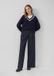 s.Oliver Bandplooibroek navy / wit