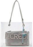 L.CREDI Reja Shoulder Bag Light Gray transparant