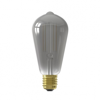 Calex Slimme lamp E27 | Edison | Calex Smart Home (LED, 7W, 400lm, 1800-3000K, Dimbaar, Titanium)