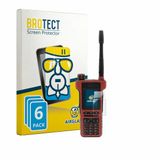 BROTECT Screenprotector 6 Stuks voor Motorola MTP8550Ex Beschermglas Transparant