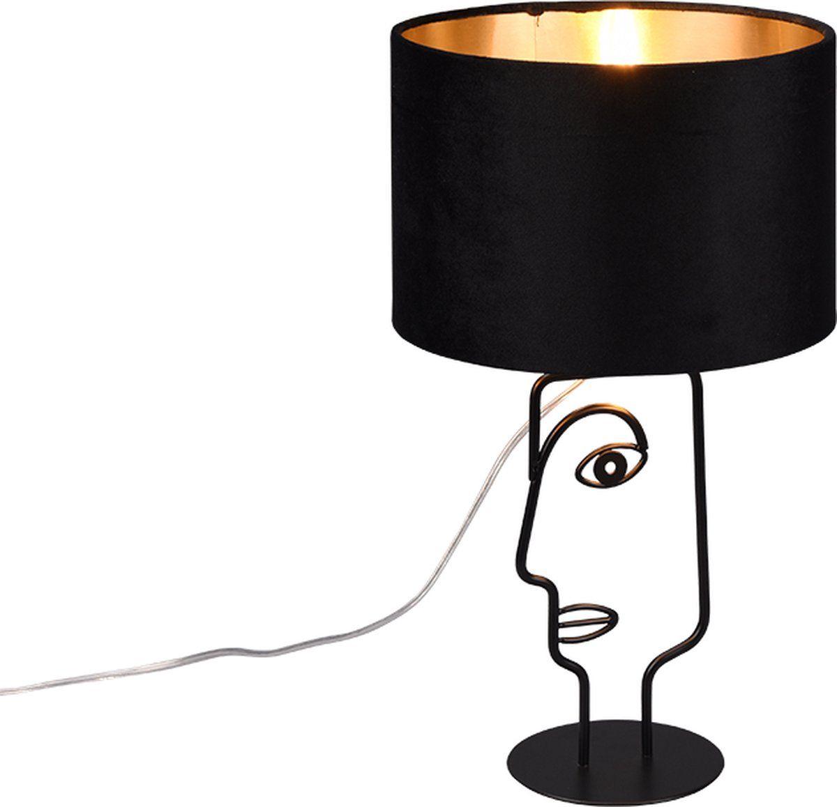 Reality Sultan Tafellamp - 1x E27 - Zwart
