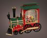 Kaemingk toupie à eau LED train – plastique, L 9 x l 24,5 x H 20 cm, blanc chaud