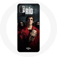 Maniacase Etui voor Xiaomi Redmi Note 10T 5G La casa de papel Rio Masker
