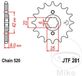 JT Sprockets JTF281.14 14T stalen voortandwiel