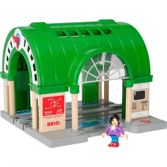 brio ® World Grrote Station Set met Ticketautomaat