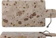 Bloomingville Nukaka marmeren snijplank - 40 x 20 x 1.5 cm - lederen bandje