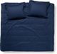Damai Linea Housse de couette Lits-jumeaux Indigo Coton satin 240x200/220 cm