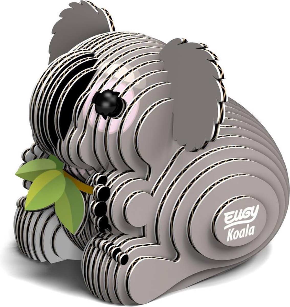 Eugy 3d-puzzel Koala 6 X 5 Cm Karton Grijs 32-delig